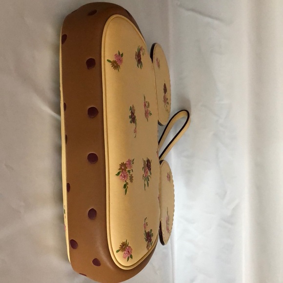 Disney for Coach yellow w/ flowers Mickey clutch - Picture 6 of 7